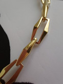 دستبند لوکس زنجیری برند ژوپینگ آبکاری 14k دارای ایراد جزئی