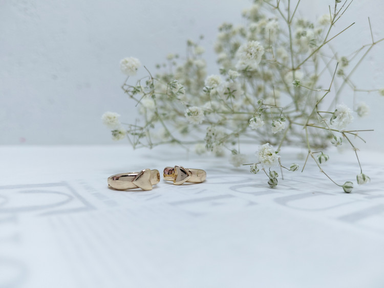 گوشواره حلقه ای طرح قلب برند ژوپینگ