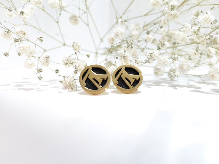 گوشواره استیل LV